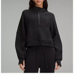 Lululemon Quarterzip Oversized Crop Scuba